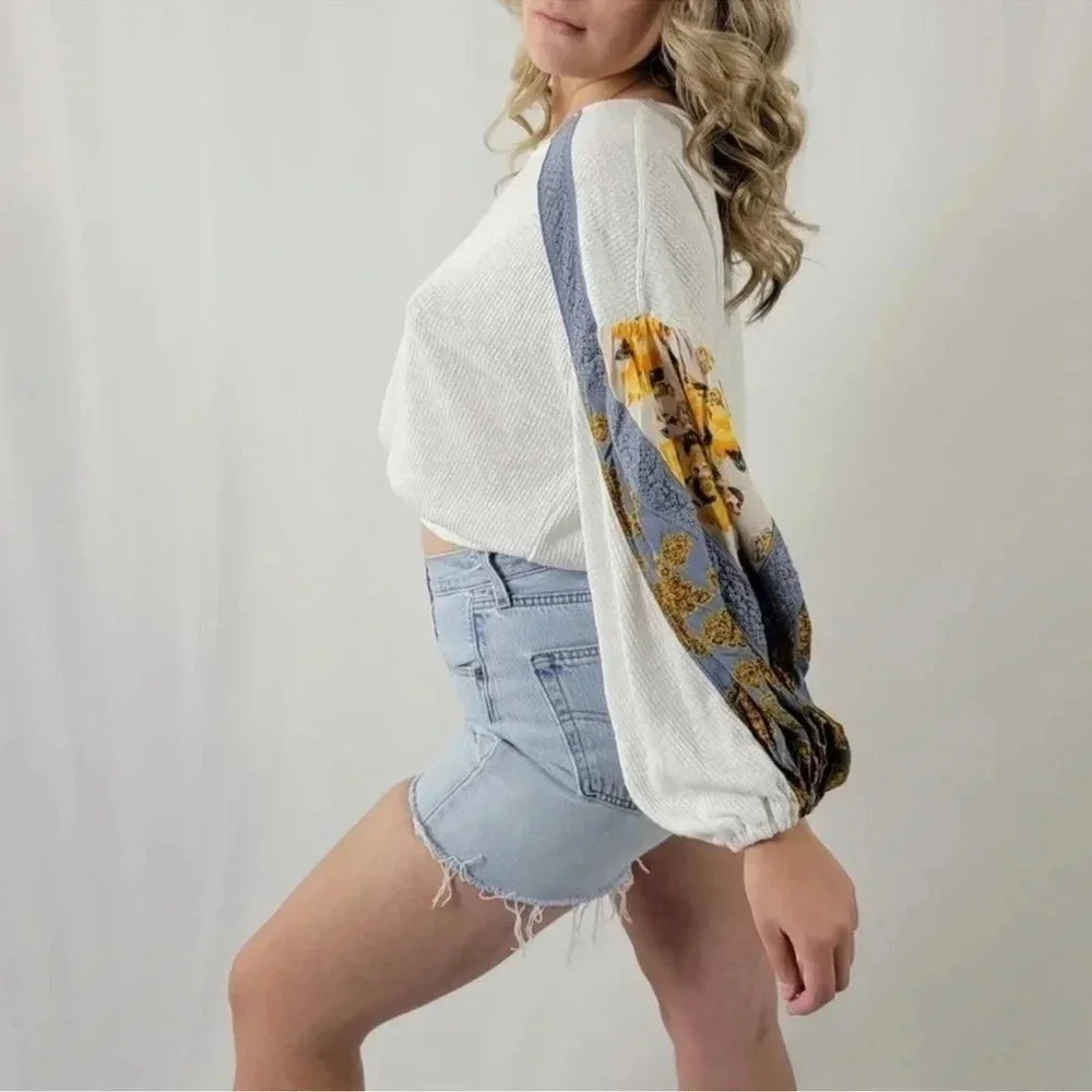 Free People Casual Clash Thermal Top - Picture 11 of 11